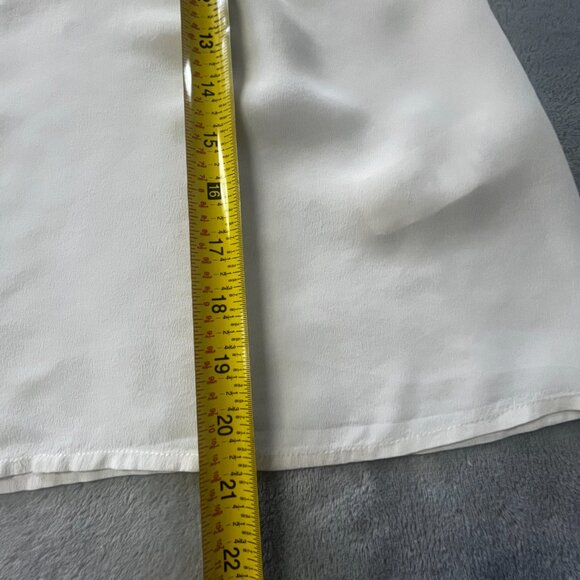 Aritzia Wilfred 100% Silk Ivory Sleeveless Tank Top - Picture 8 of 9